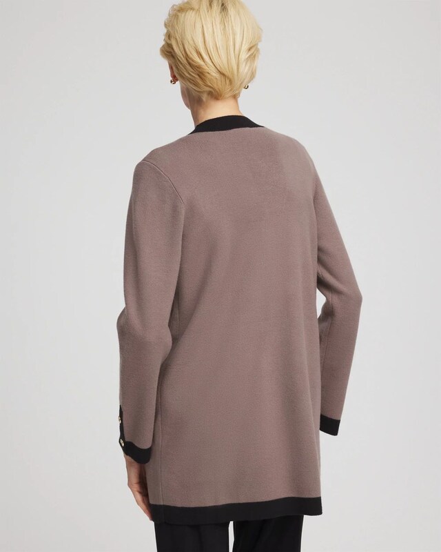 Travelers Tipped Button-Down Cardigan - image 3